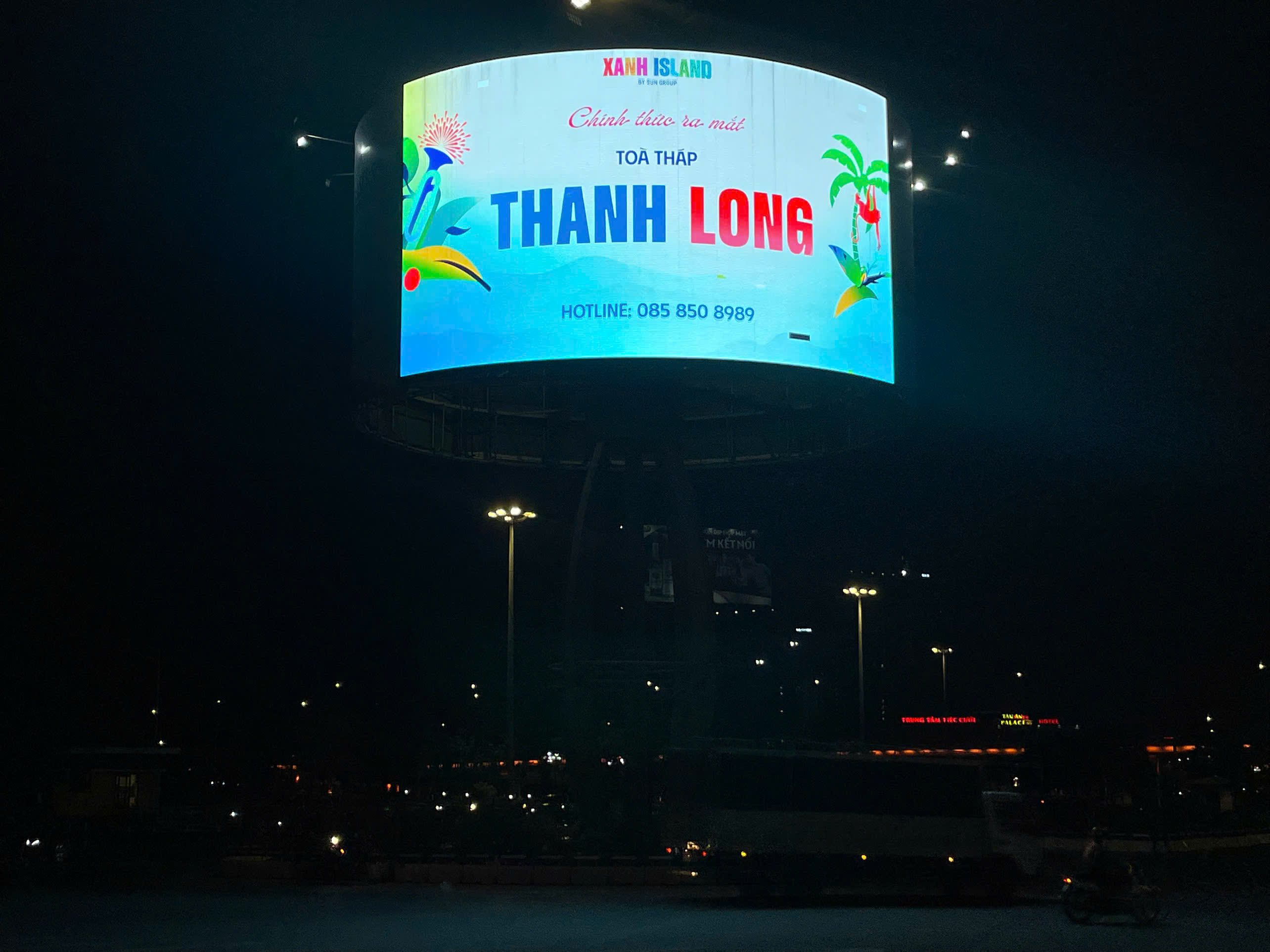 BigSun Group t quảng cáo Dự án Xanh Island trên led tại Hải Phòng